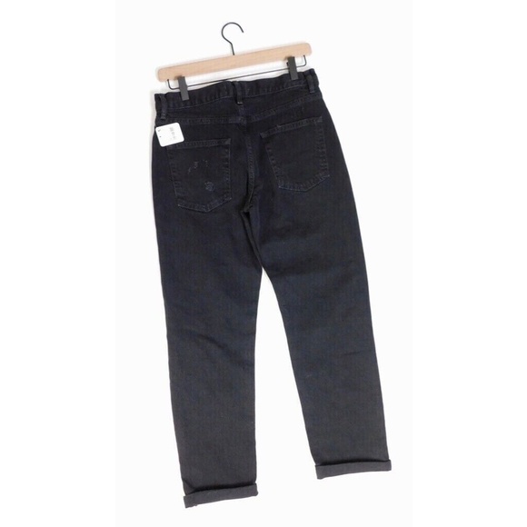 NWT!! Free People WE THE FREE Black Button Fly Denim Jeans Festival Casual 26 - Picture 6 of 13
